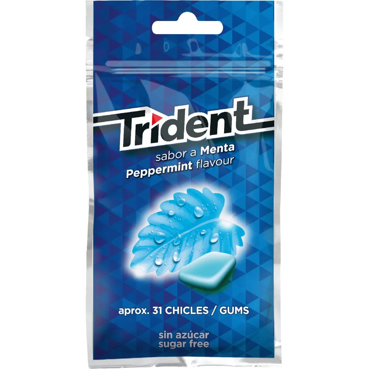 Chicle Menta en Bolsa Trident