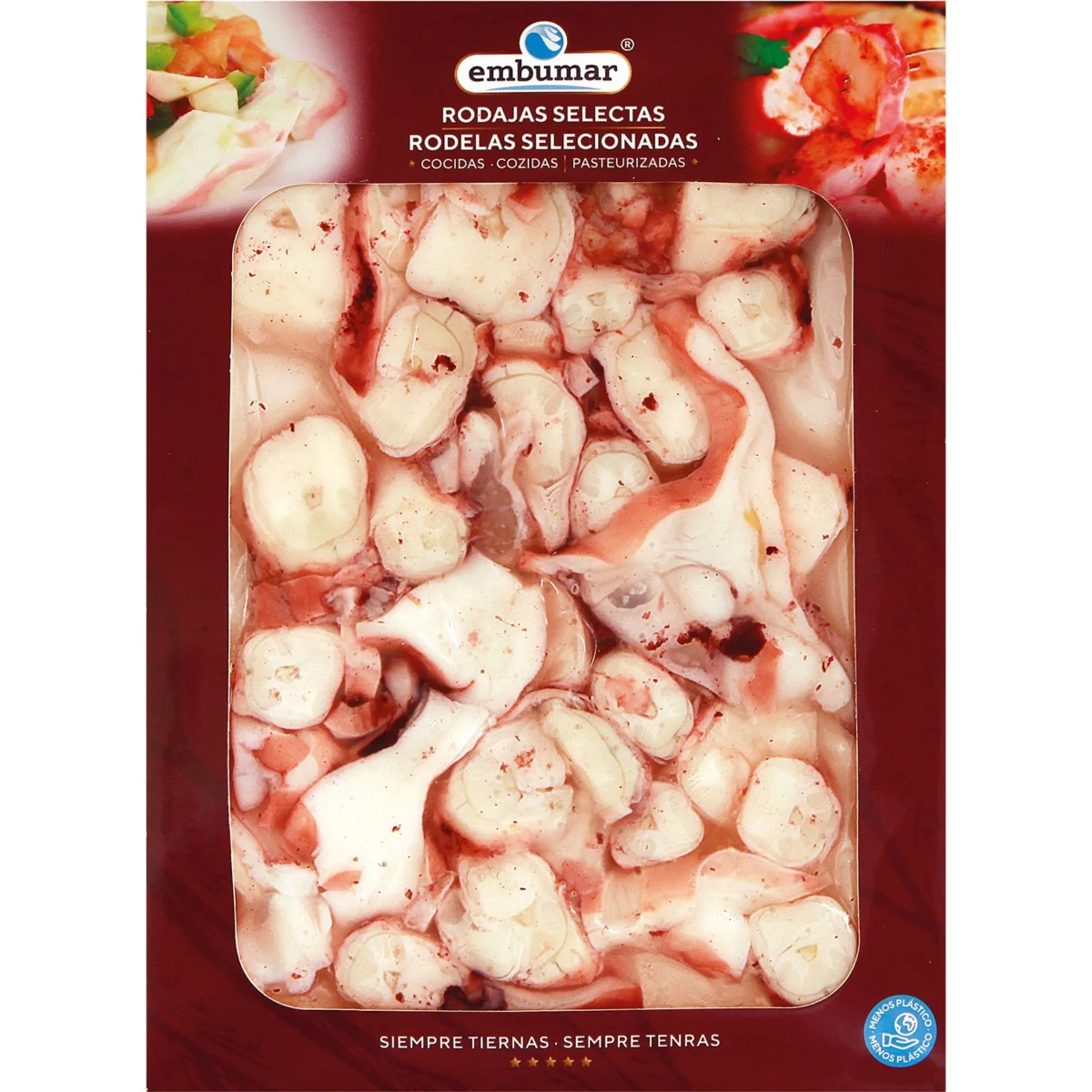 Ausgewählte Meeresfrüchtescheiben Embumar