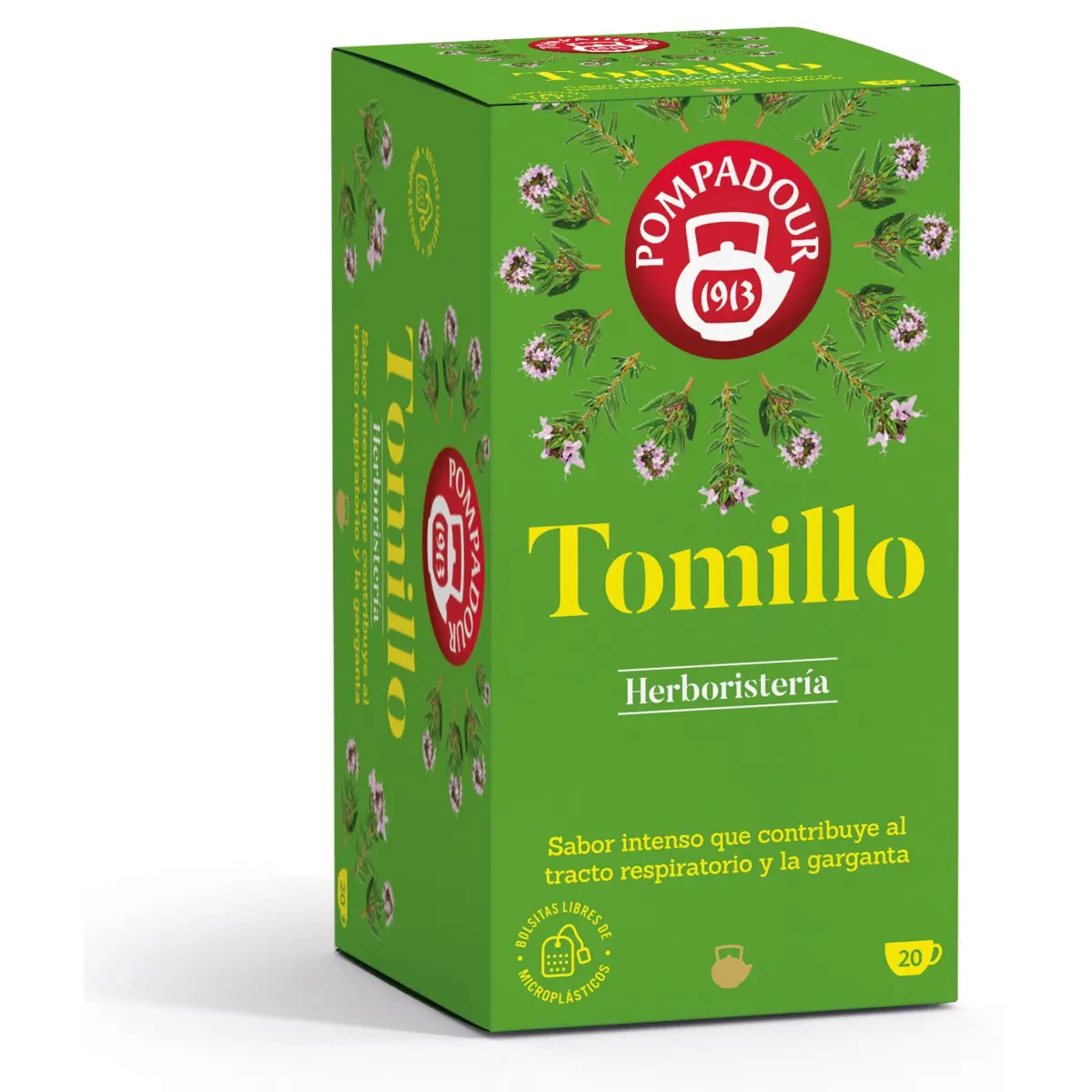 Infusión Tomillo 20 bolsitas Pompadour