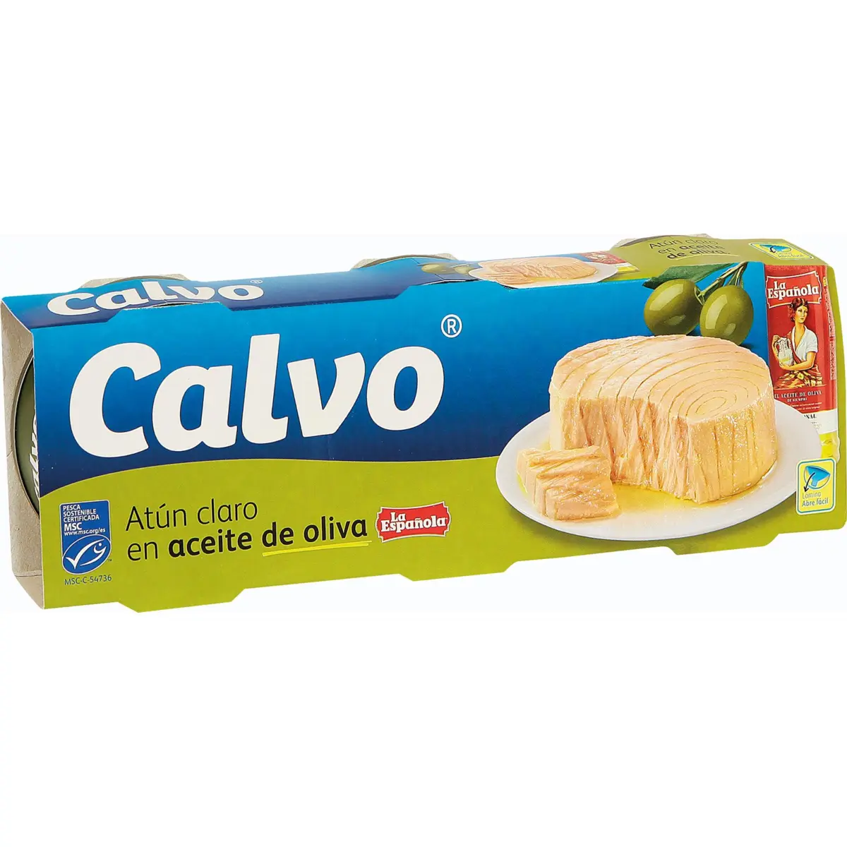 Heller Thunfisch in Olivenöl, 3er-Pack Calvo