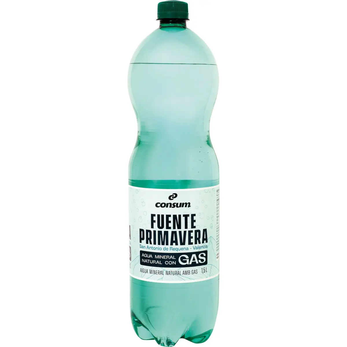 Eau minérale gazeuse en bouteille Consum