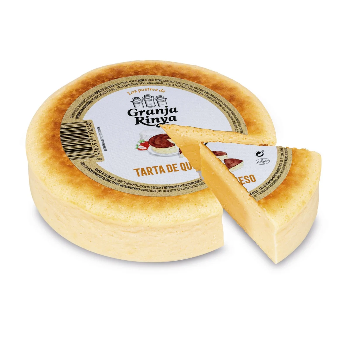 Pastís de formatge artesà Granja Rinya