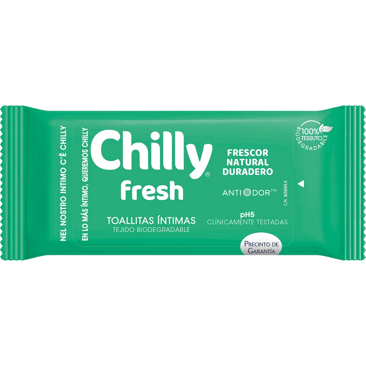 Tovalloleta íntima verda Chilly