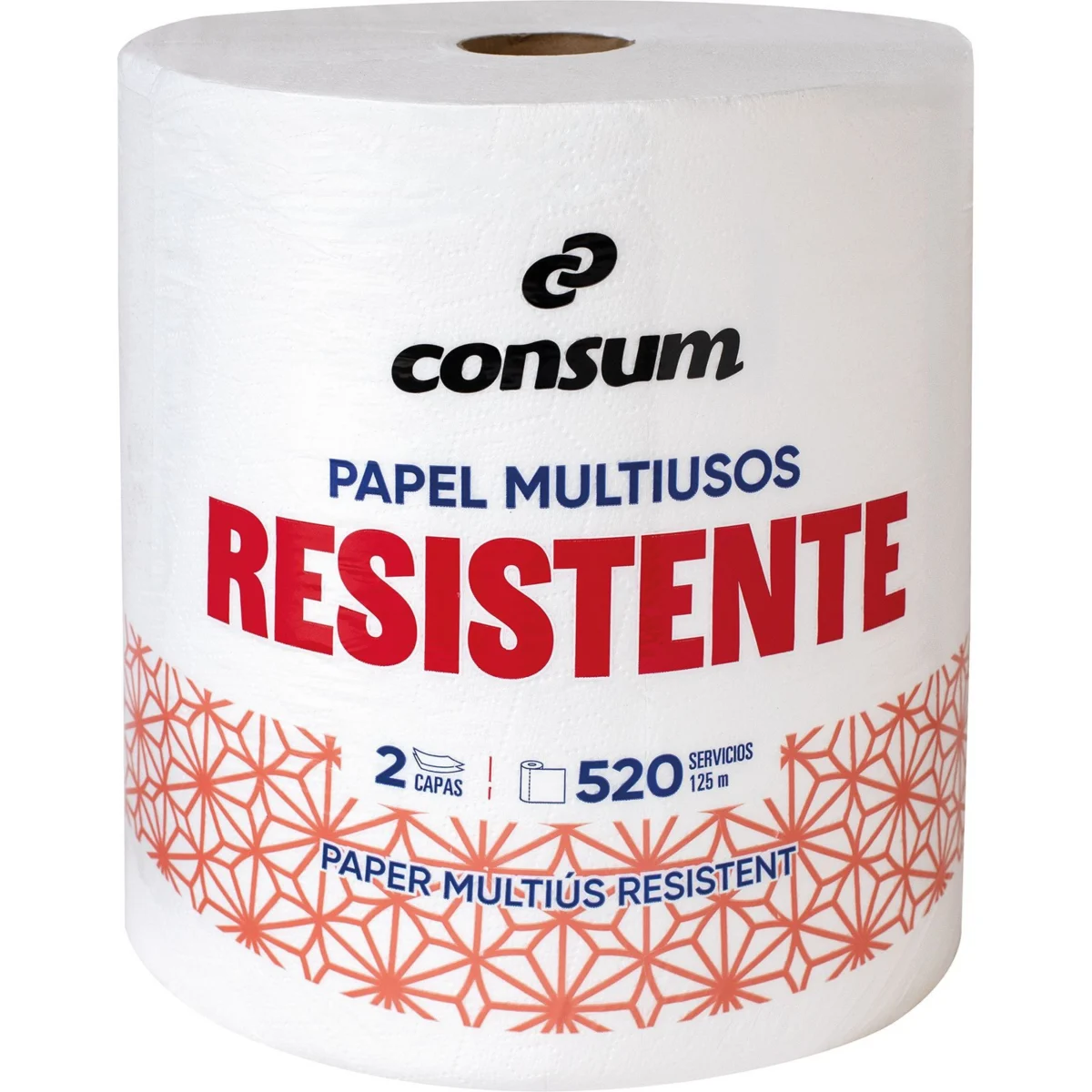 Rouleau multi-usage, 2 plis, 125 metros Consum