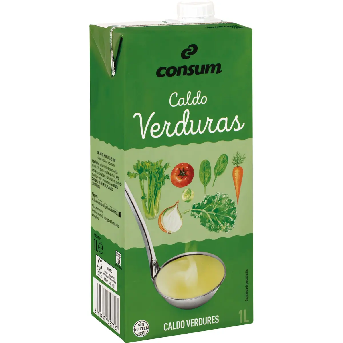 Bouillon de légumes en brique Consum