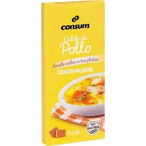 Chicken stock, 12 cubes Consum