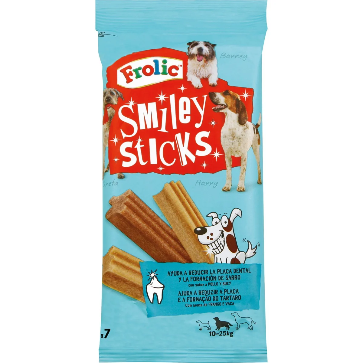 Bâtonnet dentaire pour chien de taille moyenne Frolic
