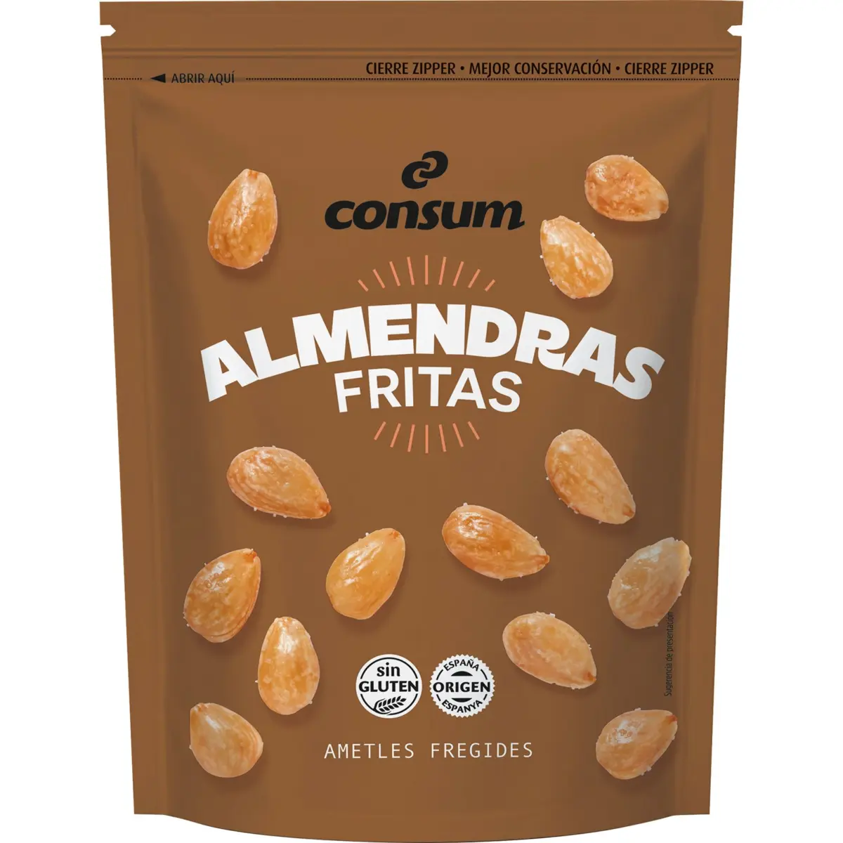 Amandes mondées grillées Consum