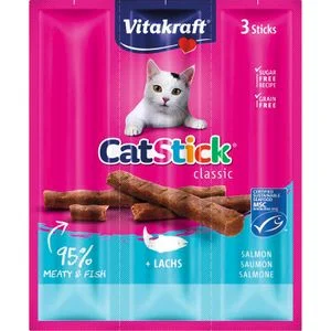 Mini snacks per a gats amb salmó Vitakraft