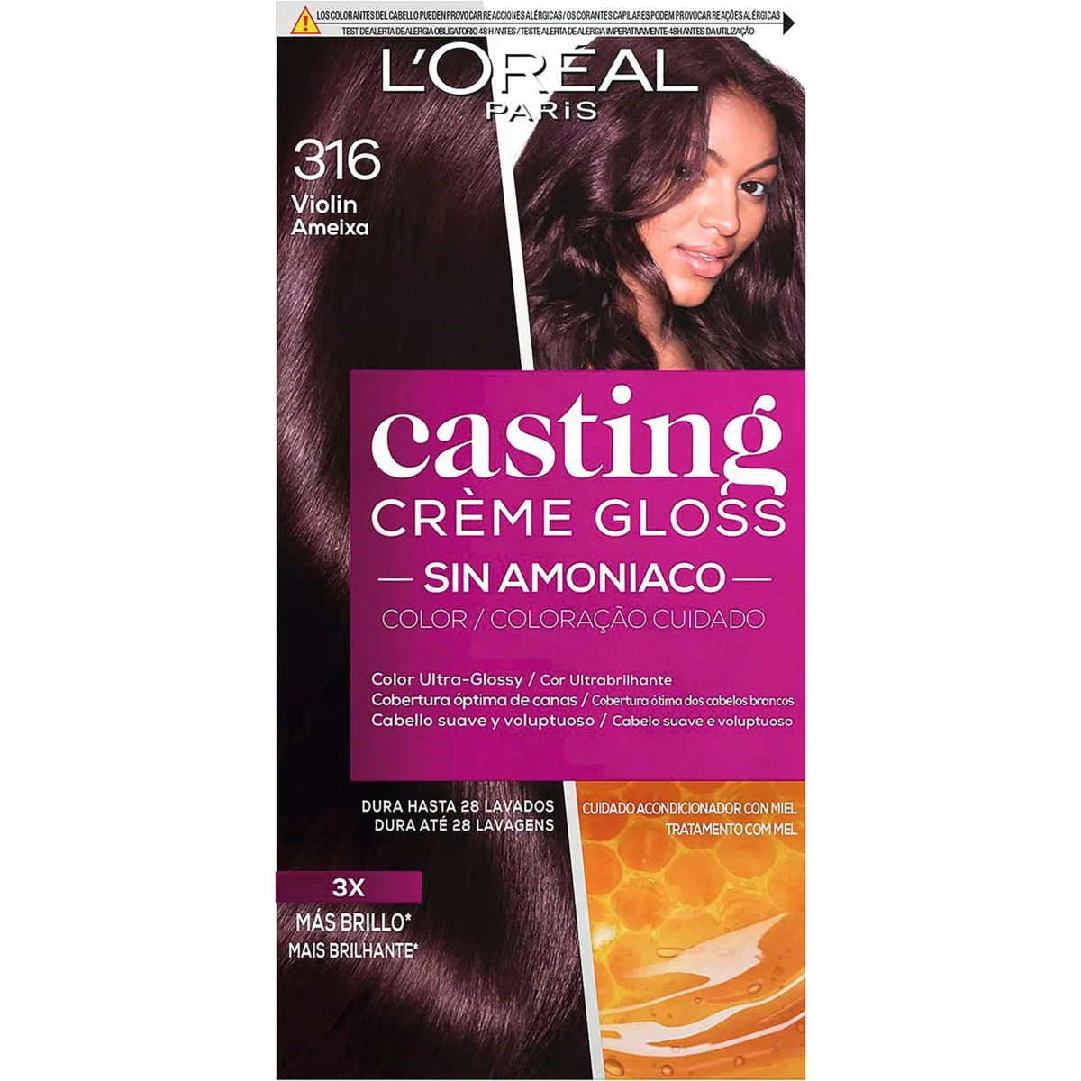 Coloration Creme Gloss 316 Prune Casting