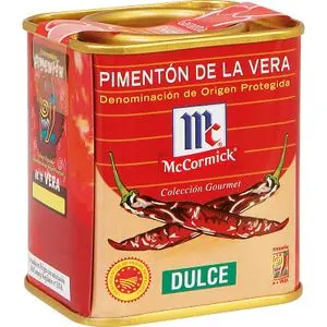 Pimentón Dulce D.O.P de la Vera Lata Mc Cormick