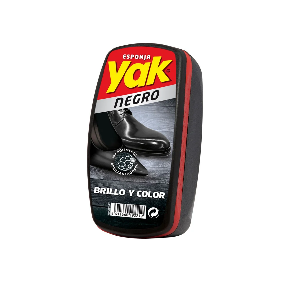 Esponja netejadora de calçat negra Yak