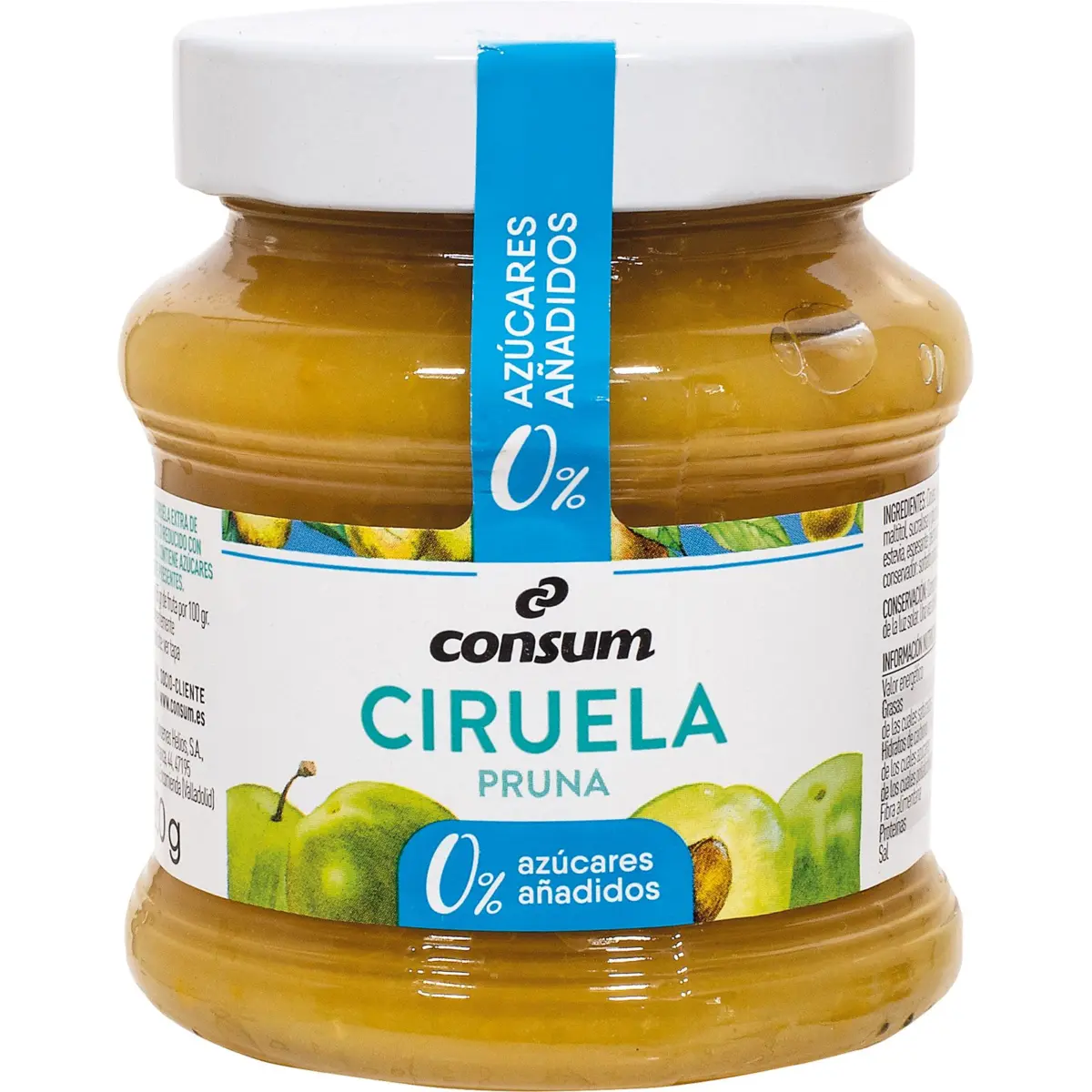 Melmelada de pruna sense sucres afegits 0% Consum