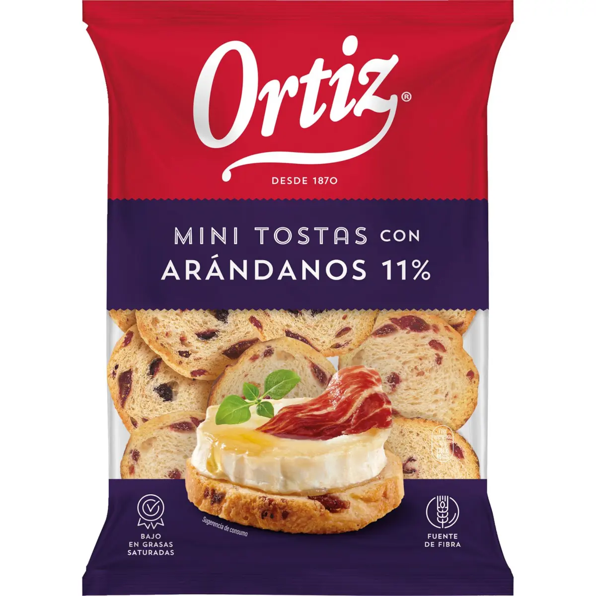 Mini-toast aux canneberges Ortiz