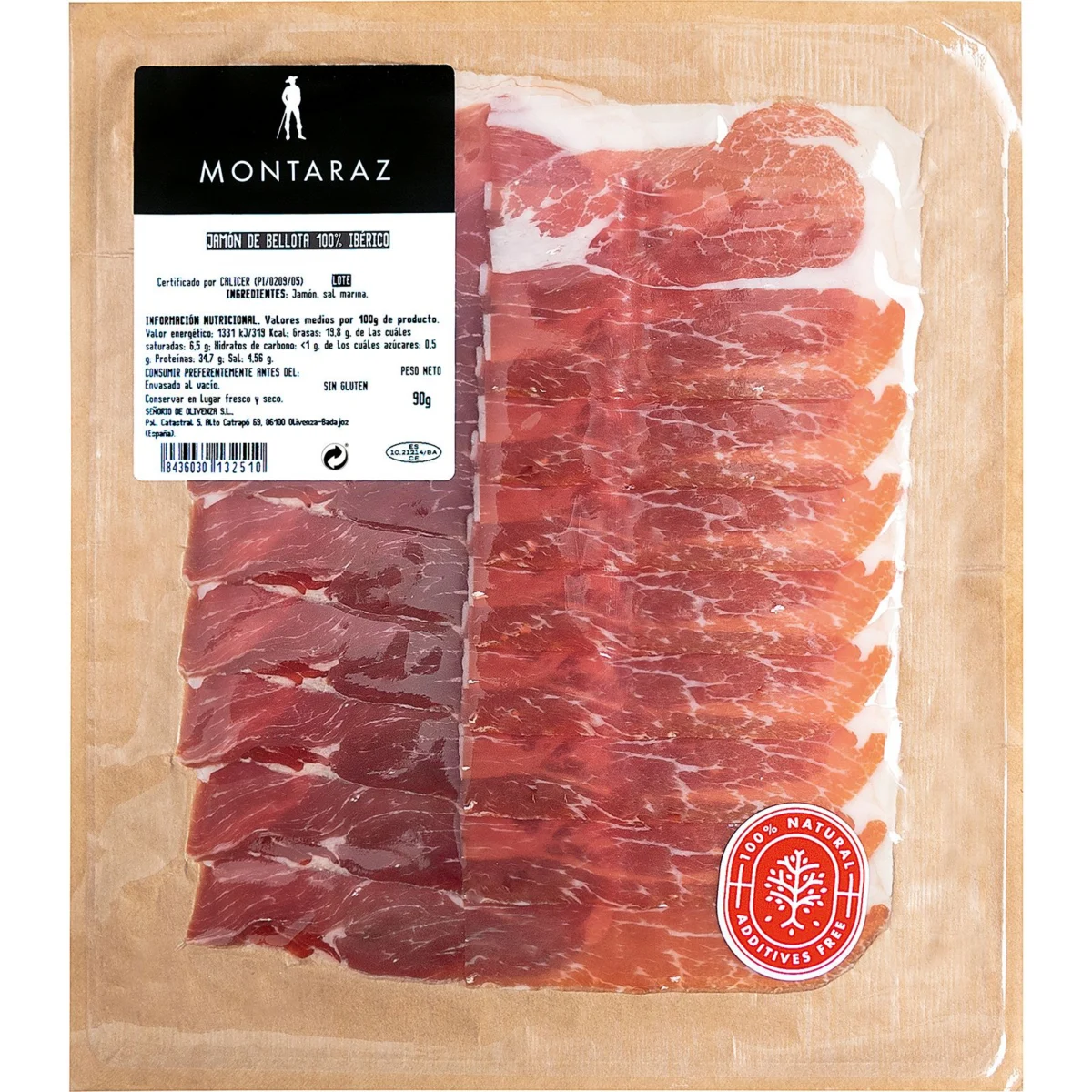 Pernil de gla 100% raça ibèrica Montaraz