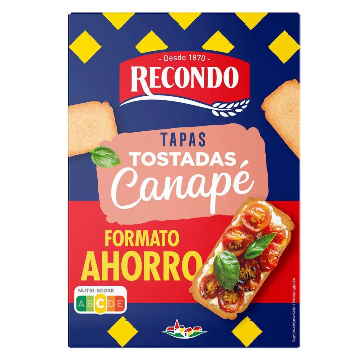 Tostada Canapé Cuadrada Recondo