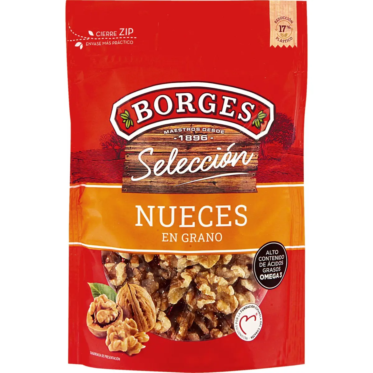 Selected walnut kernels Borges