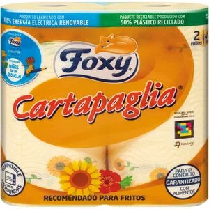Zweilagiges Küchenpapier für Frittiertes Cartapaglia Foxy