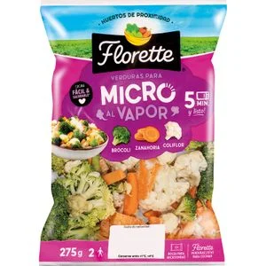 Coliflor-Brócoli-Zanahoria Microondas Florette