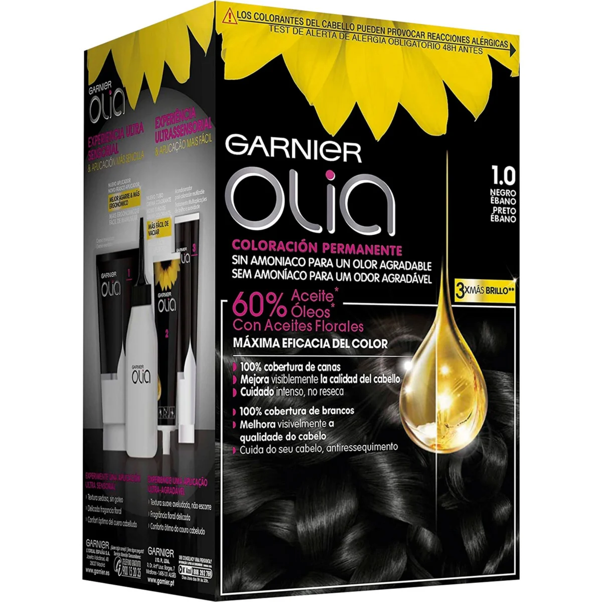 Coloration Noir profond 1.0 Olia