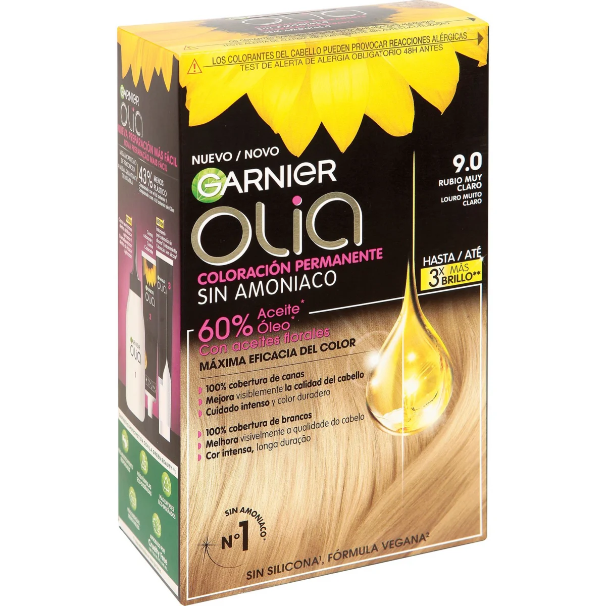 Coloration 9.0 blond très clair Olia