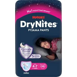 Pañal DryNites 4 a 7 Años Niña Huggies