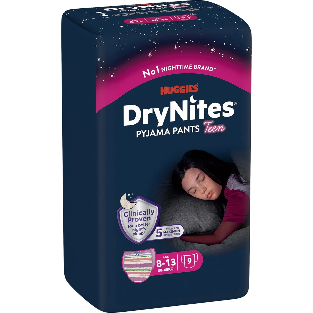 Couche DryNites pour fille de 8 à 13 ans Huggies