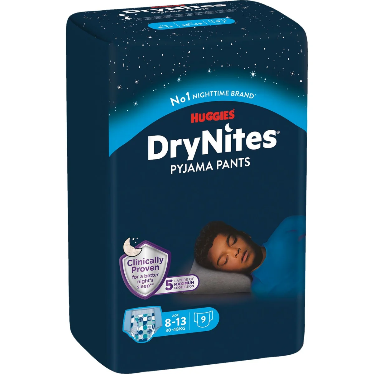 DryNites Nappy for Boys 8 to 13 Years Huggies