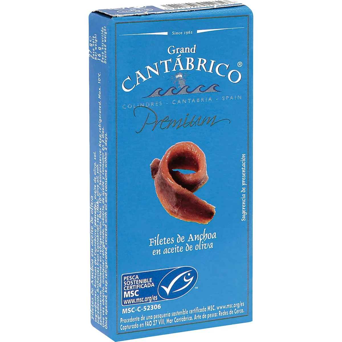 Филе анчоуса в оливковом масле MSC G.cantabrico