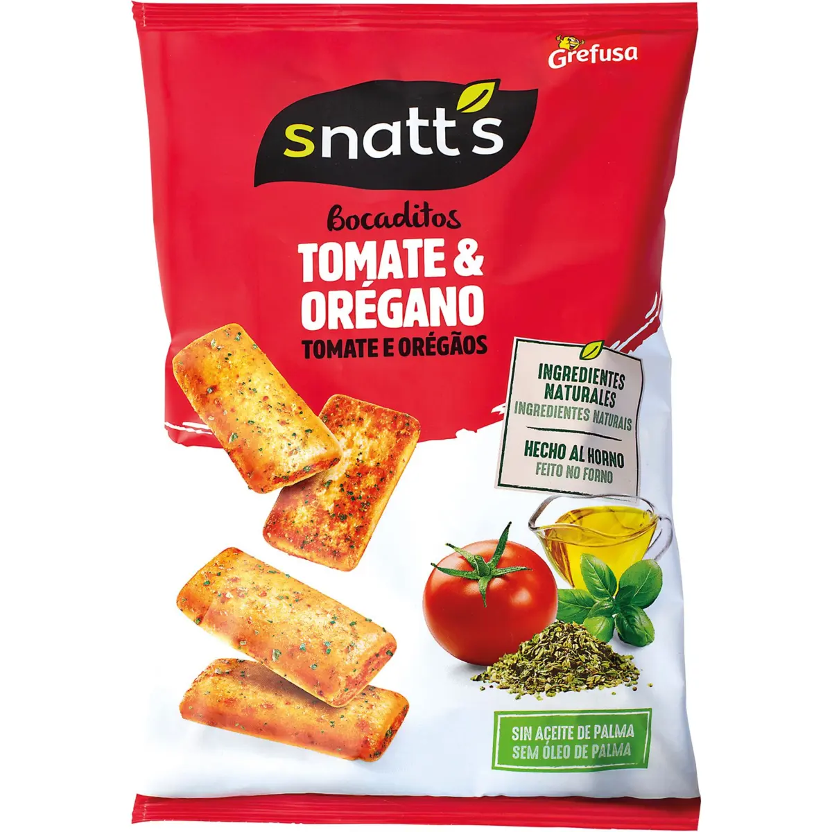 Снеки с томатом и орегано Snatt's
