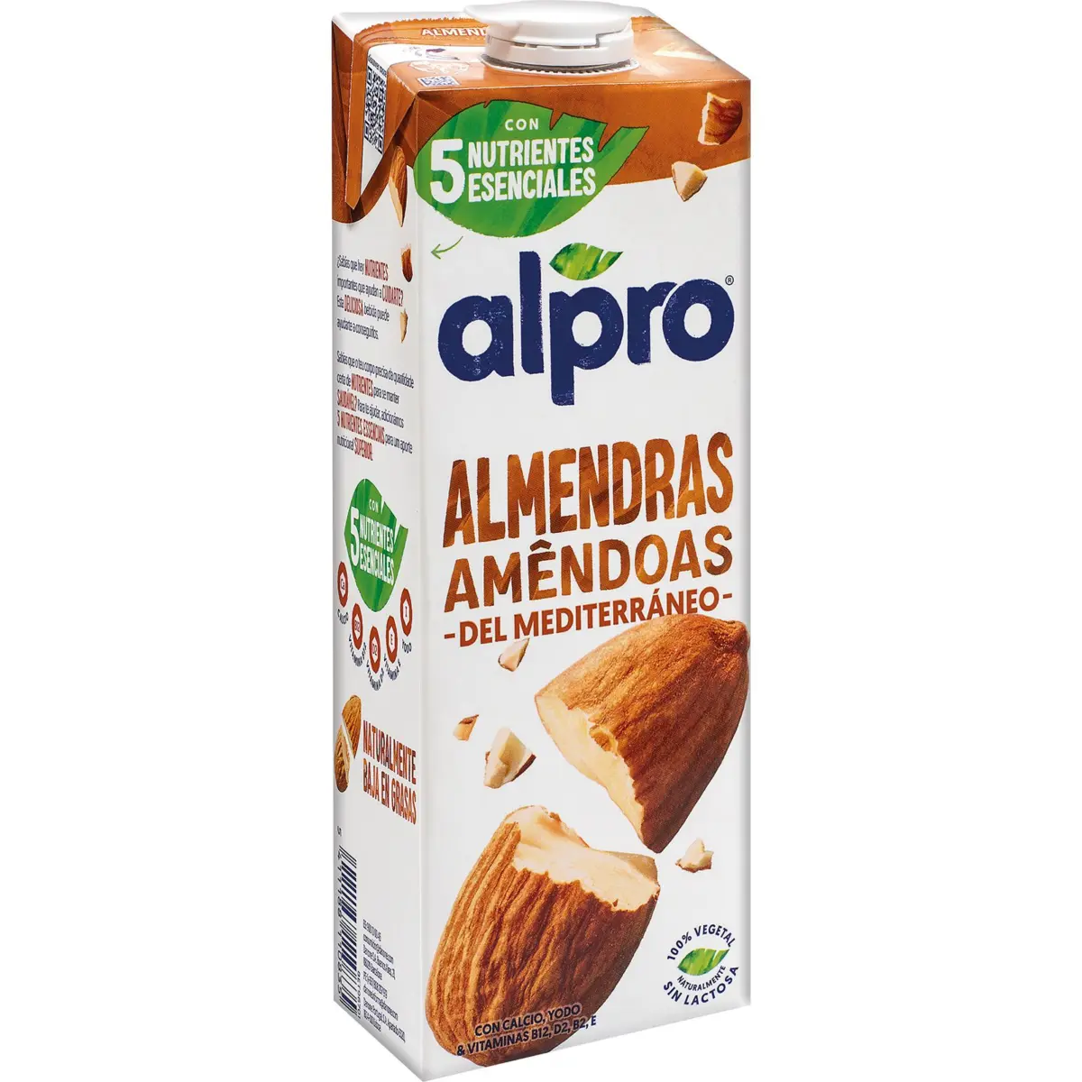 Almond drink carton Alpro