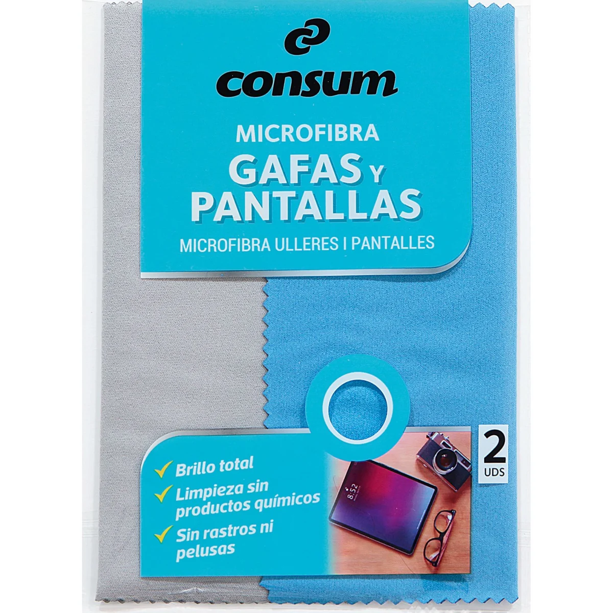 Multipurpose Cloth for Glasses and Screens Consum