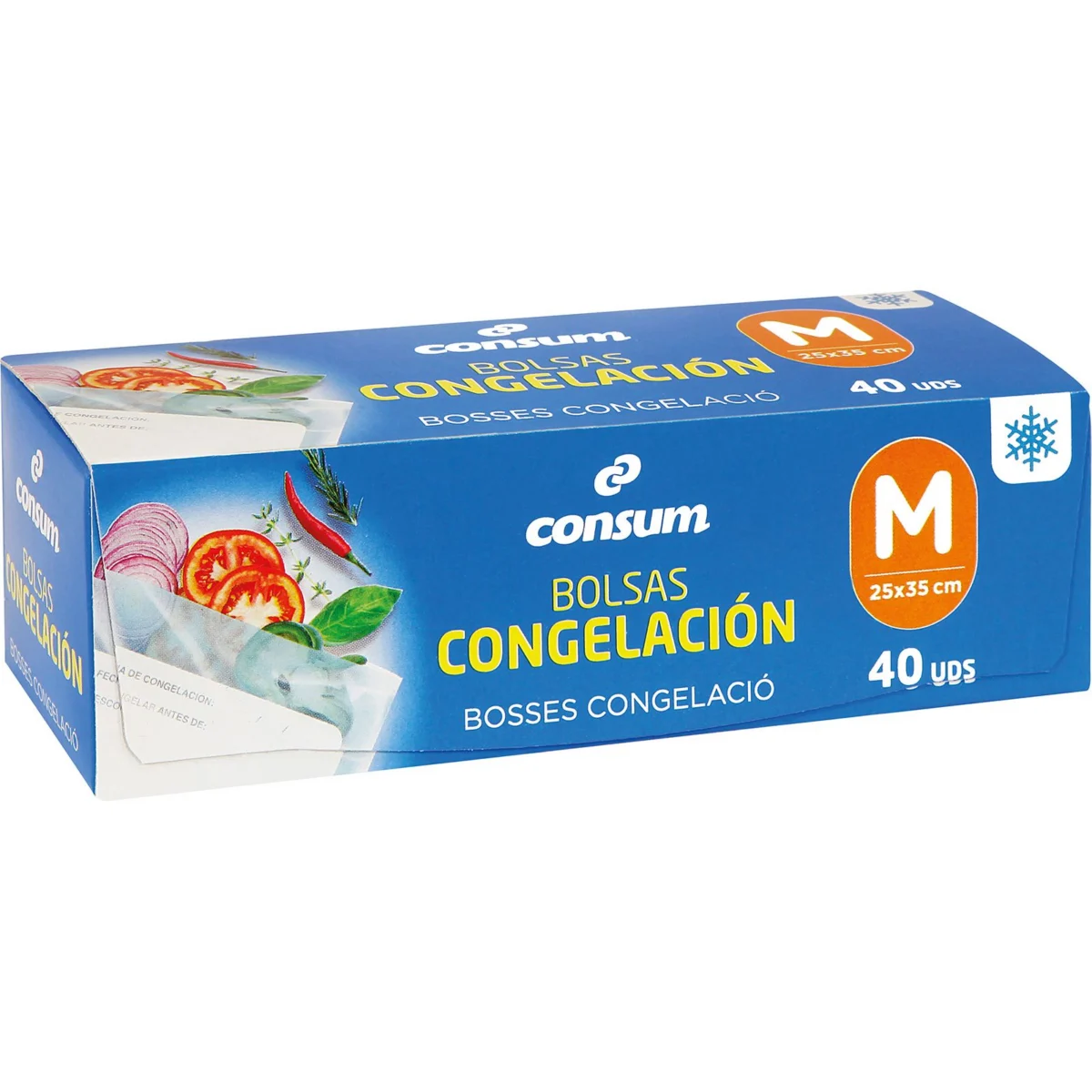 Medium freezer bags Consum