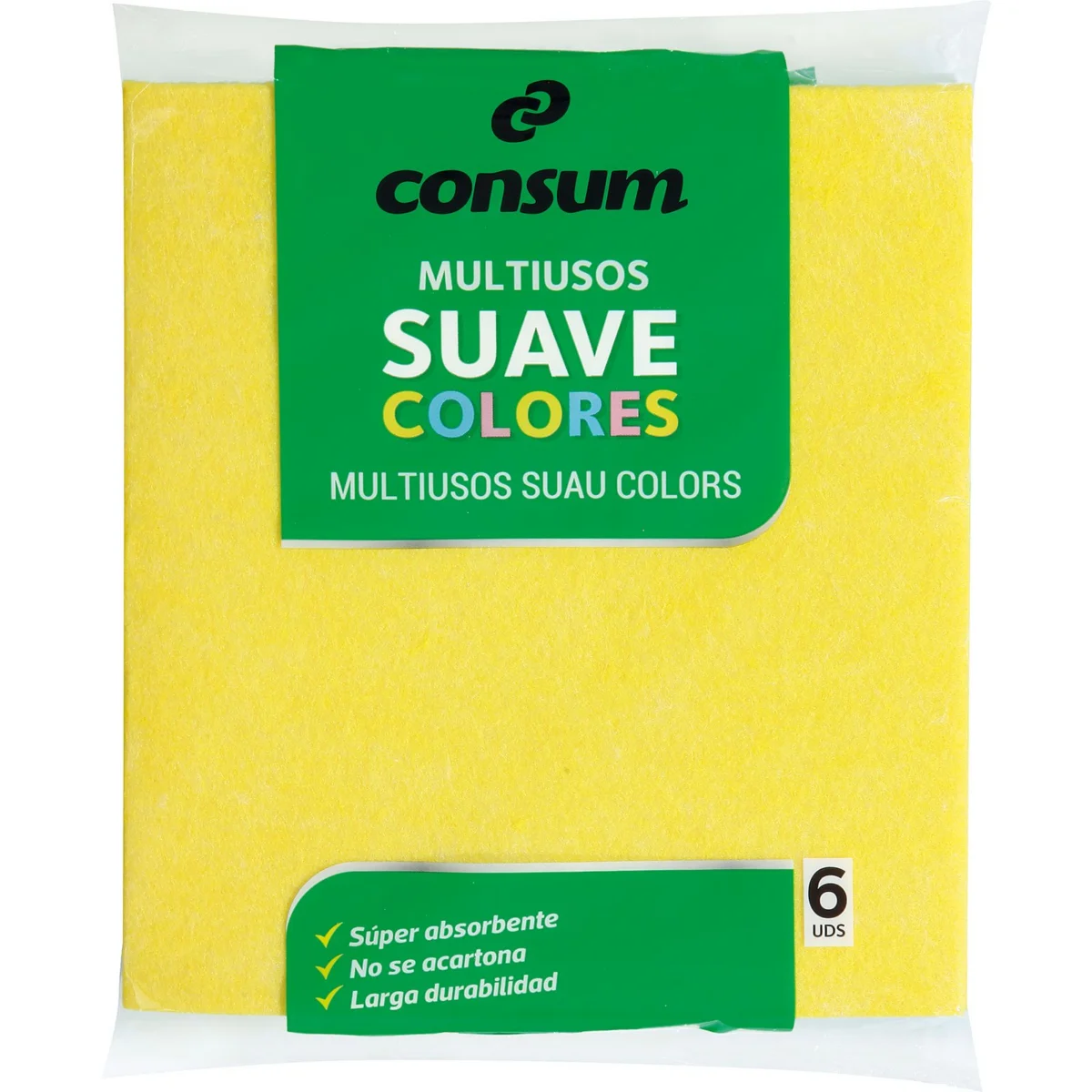 Drap suau multiús de colors Consum