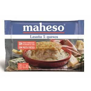 Lasaña Cinco Quesos Maheso