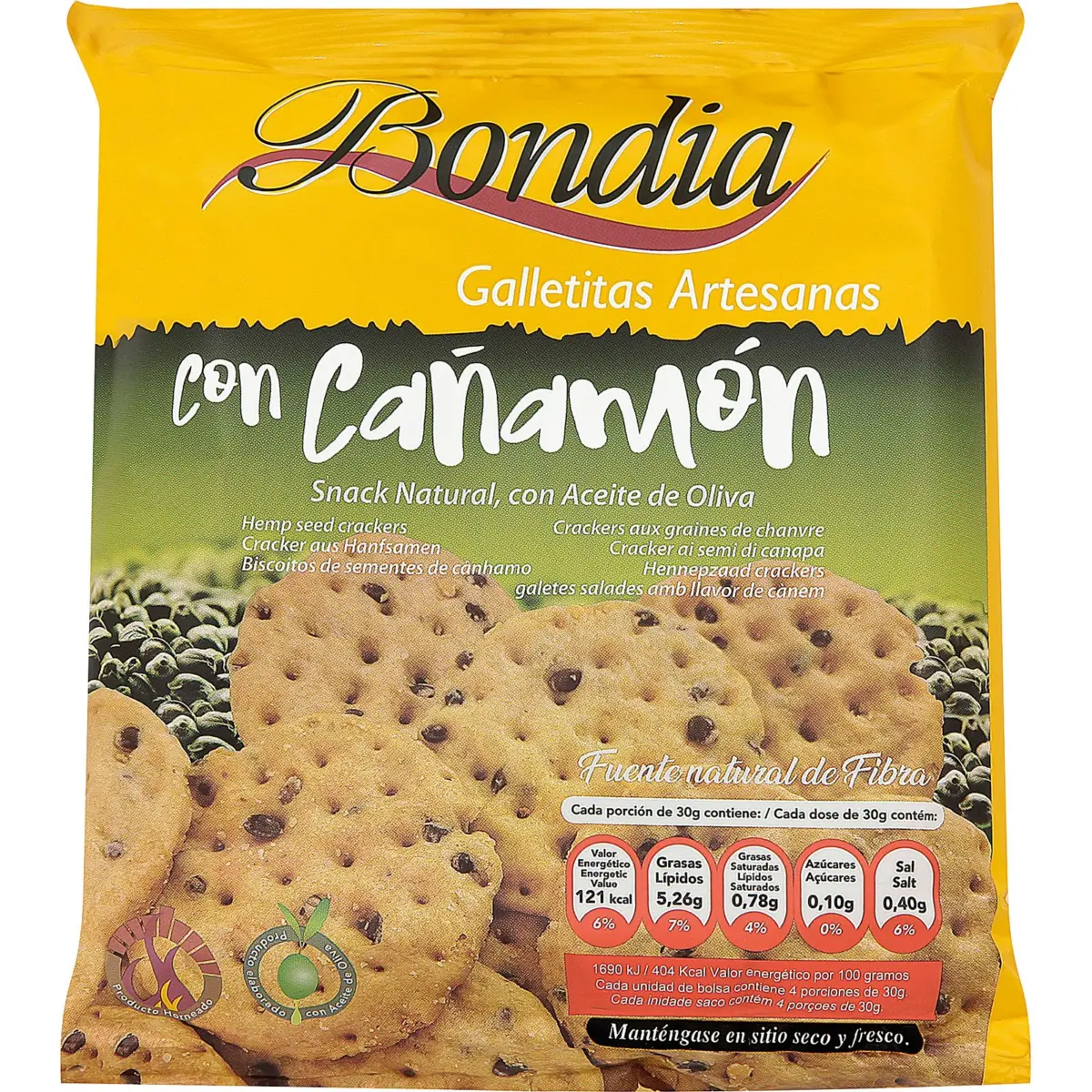 Galletas Artesanas con Cañamon Bondia