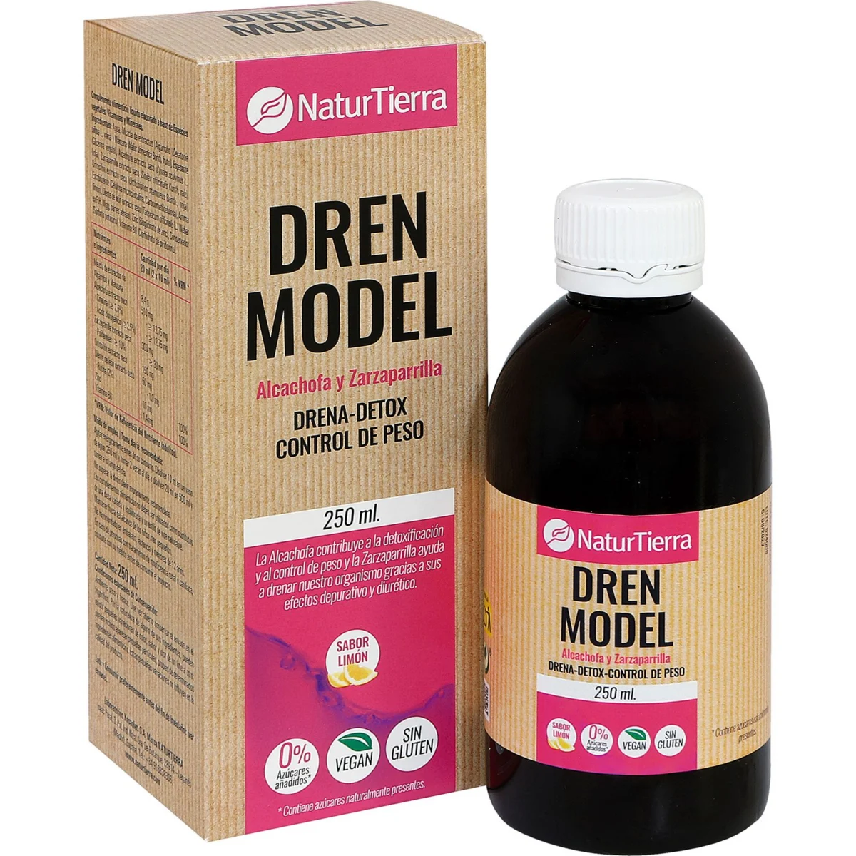 Dren Model draining and cleansing syrup Naturtierra