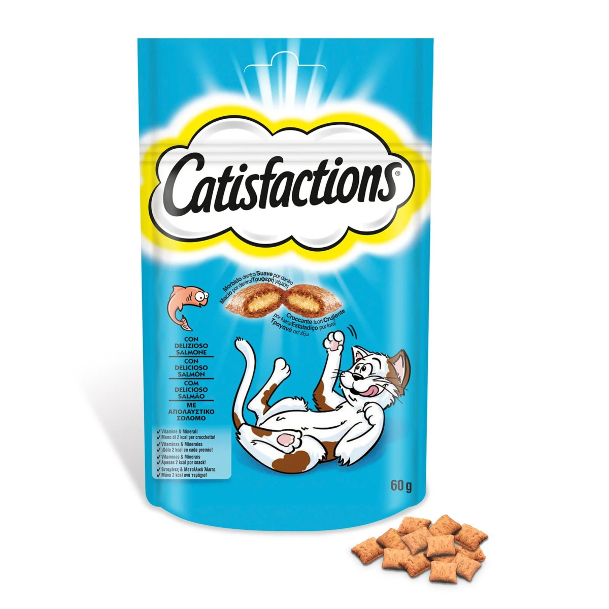 Snacks para Gatos Catisfaction de Salmón Mars