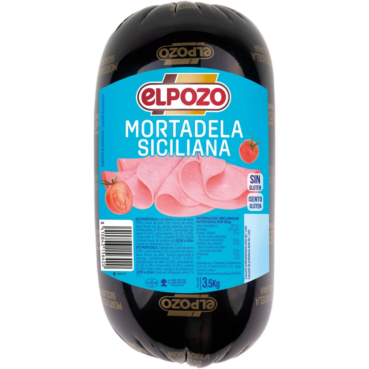 Fine Sicilian mortadella Elpozo
