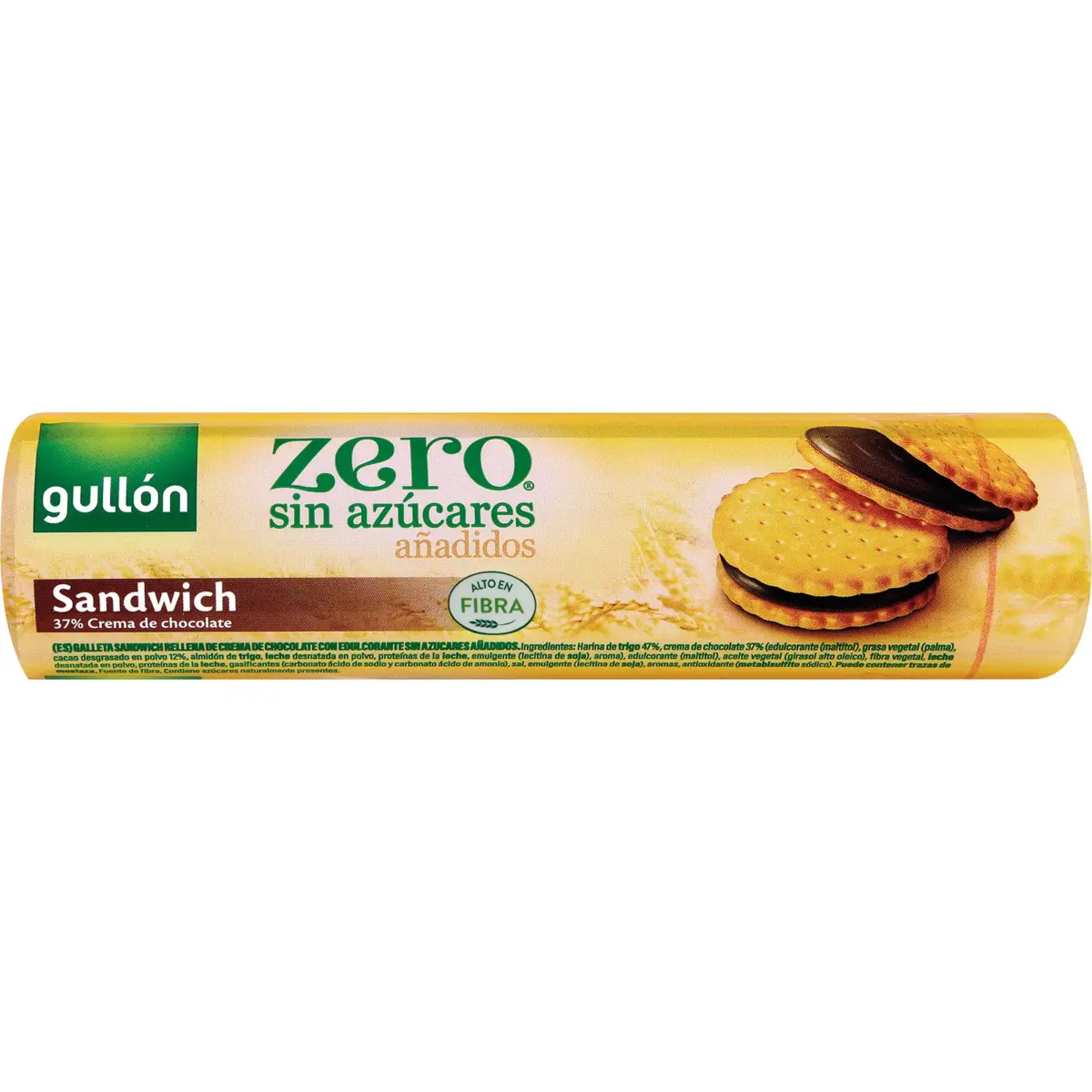 Galleta Sandwich Chocolate sin Azúcares Gullon Zero