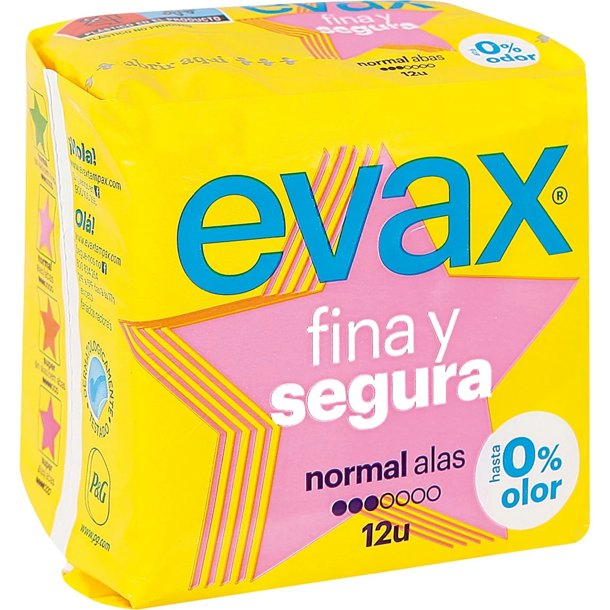 Normale Binden mit Flügeln F&S Evax