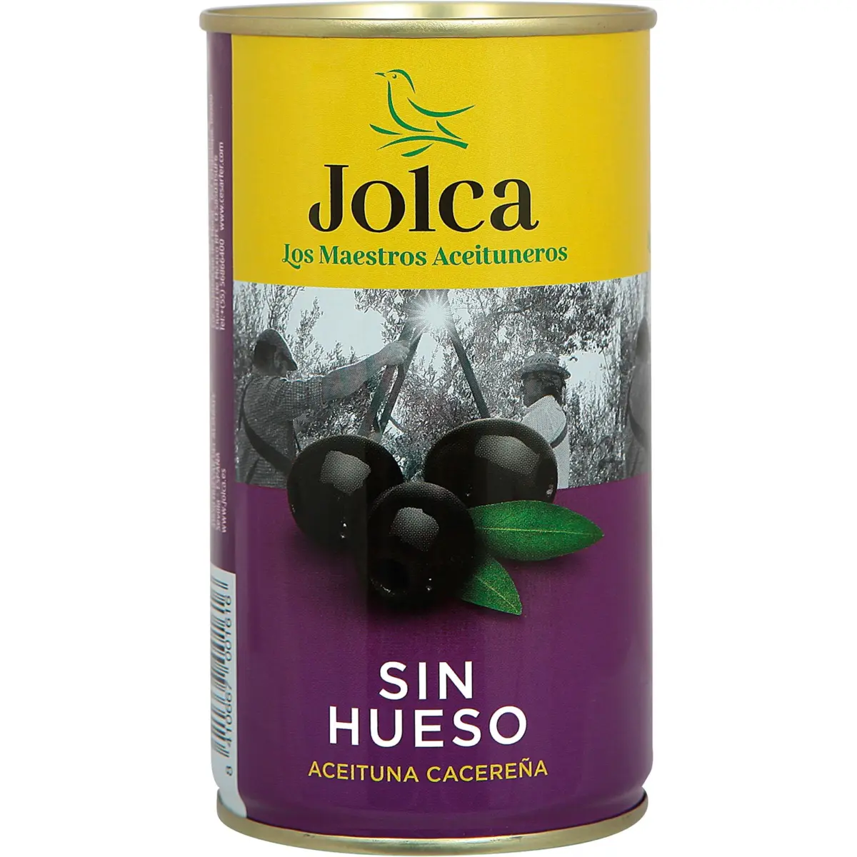 Schwarze Cacereña-Oliven ohne Stein Jolca
