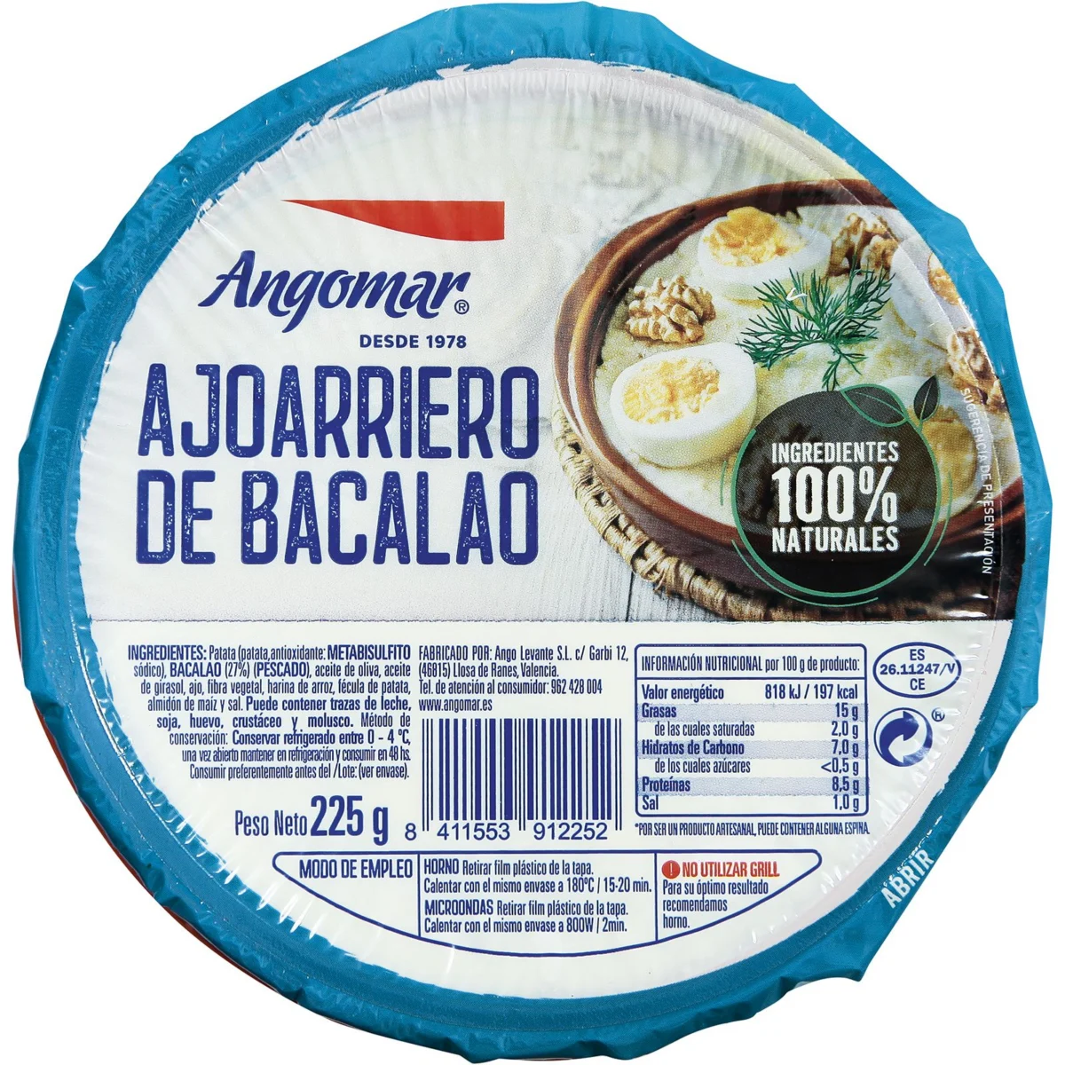 Ajoarriero-style cod Angomar