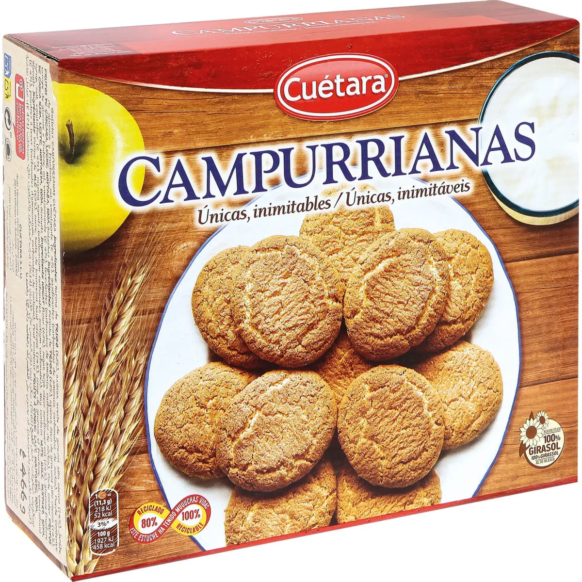 Cuetara Campurrianas cookies