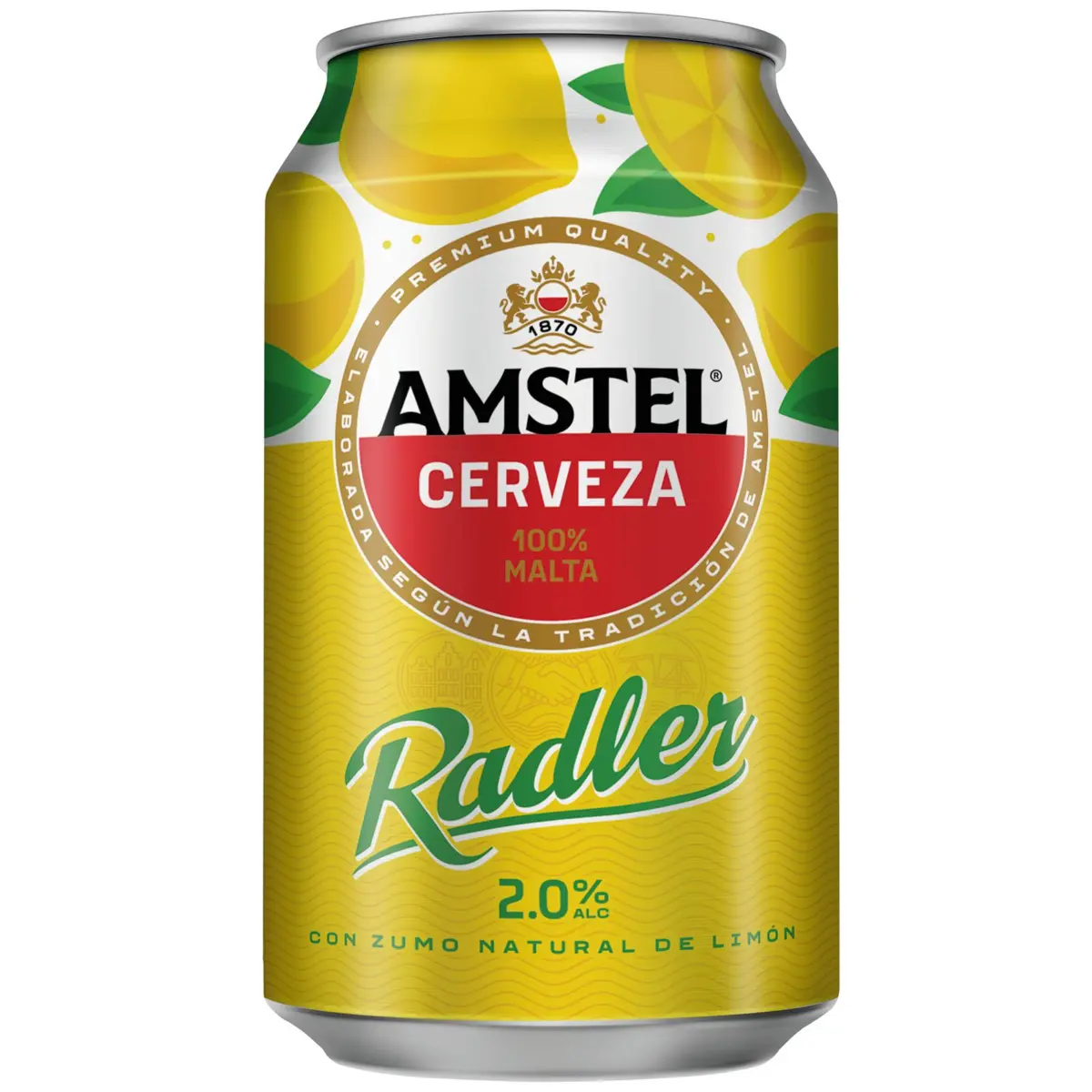 Amstel lemon Radler beer can
