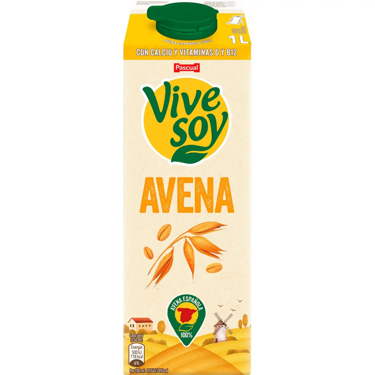 Beguda de civada en bric Vivesoy