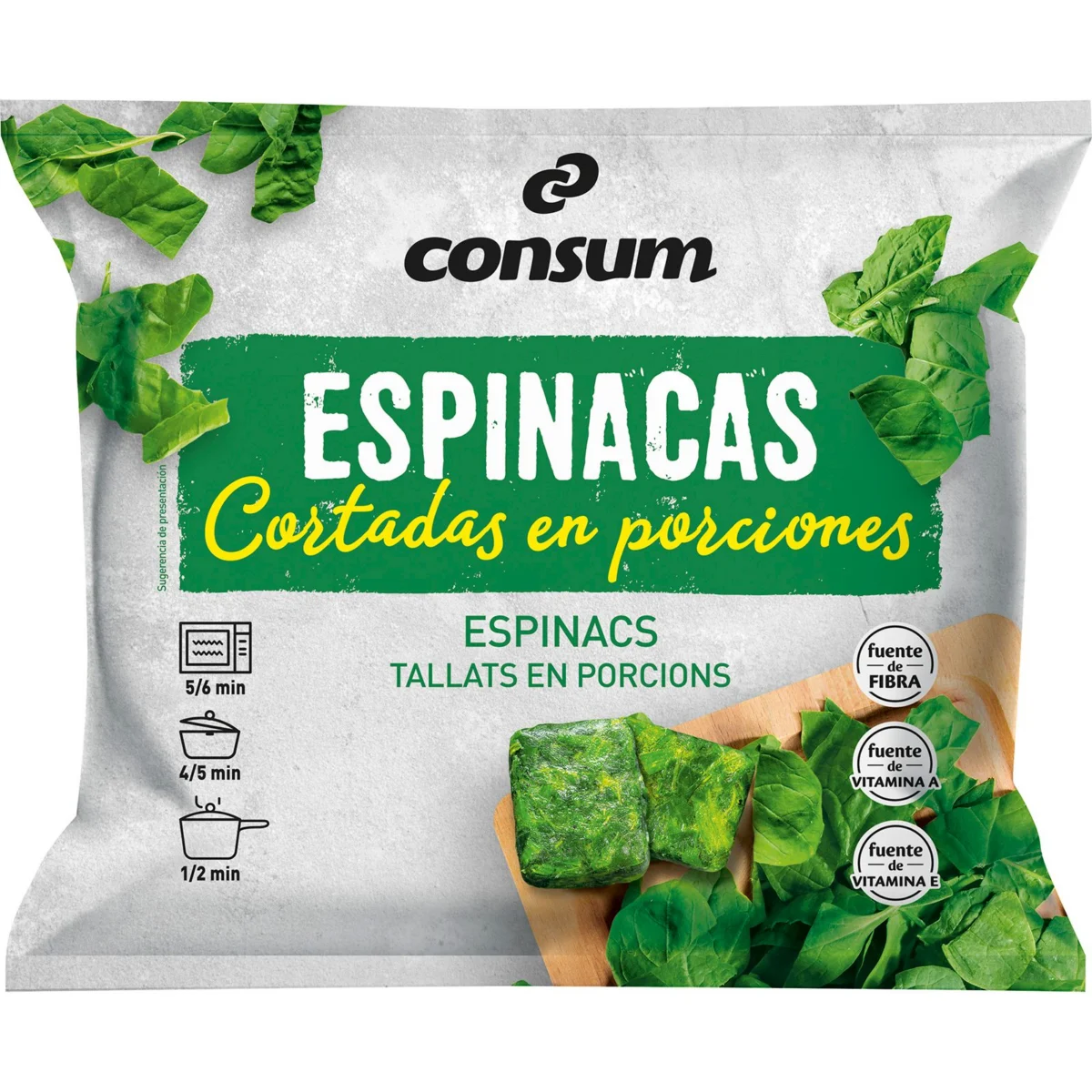 Espinacas Cortadas Consum