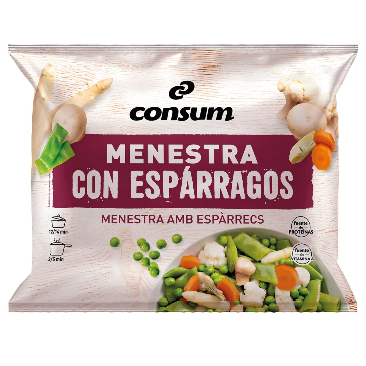 Menestra con Espárrago Consum