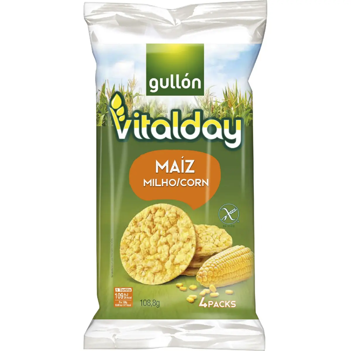 Vitalday Corn Cakes Gullon