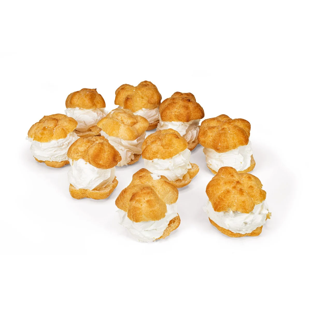 Cream-filled profiteroles, 10 units
